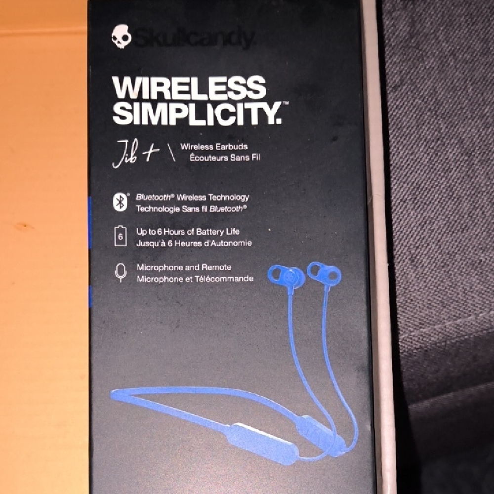 Skullcandy Blue Wireless Headset Neckband